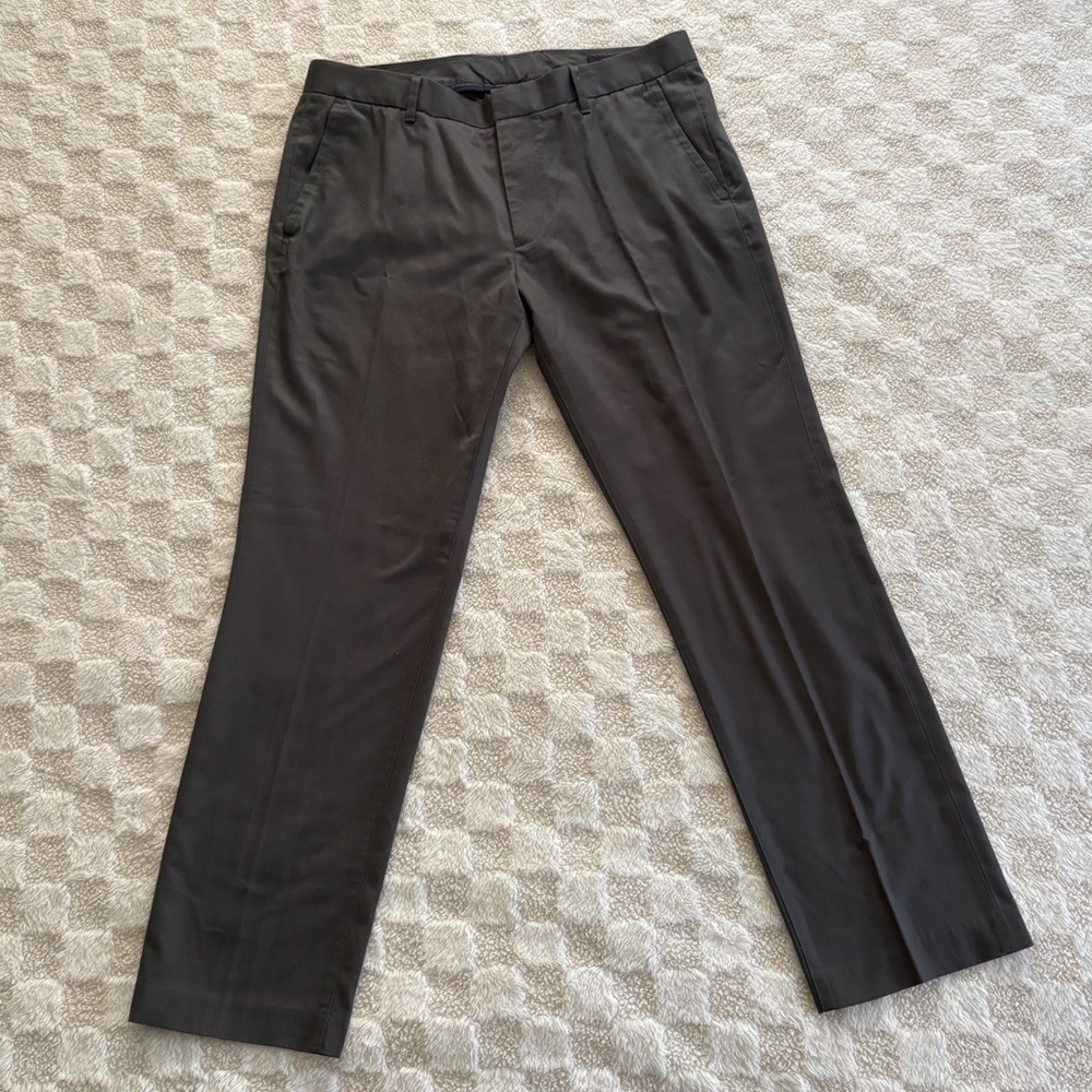 BONOBOS Men’s Weekday Warrior Dress Pants Friday Grey Yarn Dye Size 34/30